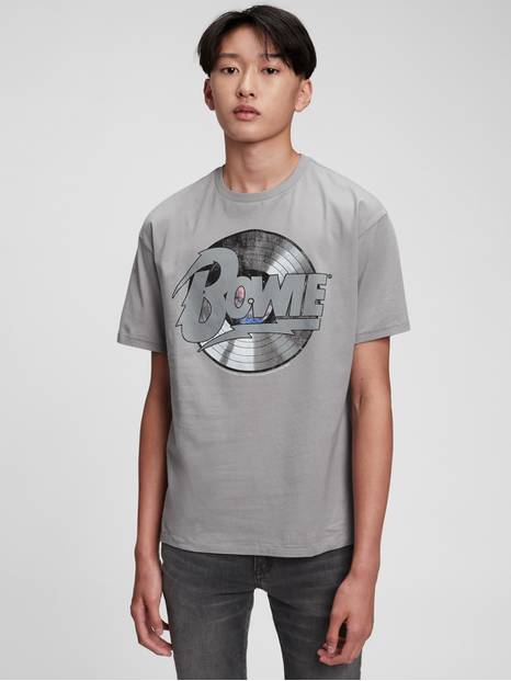 Teen &#124 David Bowie Recycled Polyester Graphic T-Shirt