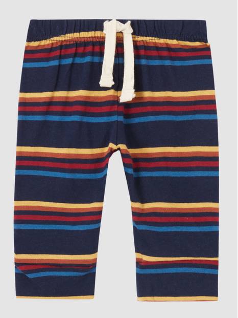 Baby 100% Organic Cotton Mix and Match Stripe Print Pull-On Pants