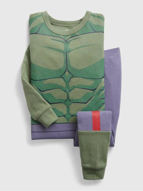 babyGap &#124 Marvel The Incredible Hulk 100% Organic Cotton Graphic PJ Set