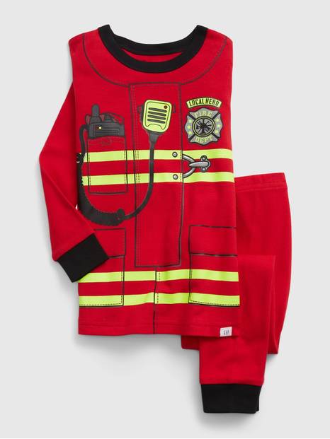 babyGap 100% Organic Cotton Firefighter Graphic PJ Set