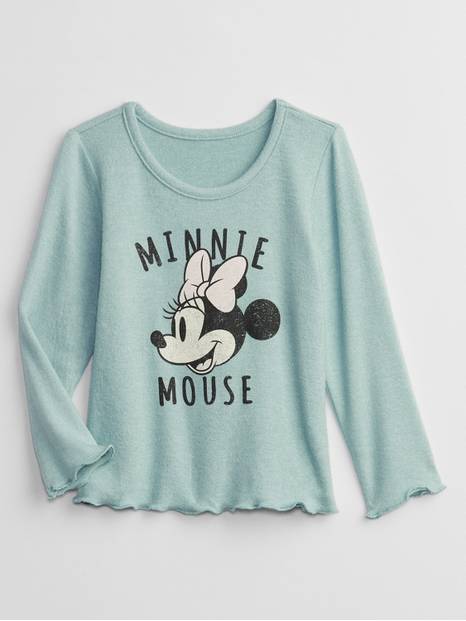 babyGap | Disney Minnie Mouse Softspun Long Sleeve Graphic T-Shirt