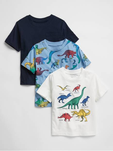 babyGap Dino Print T-Shirt (3-Pack)