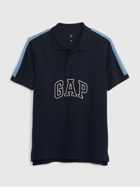 Kids Short Sleeve Gap Logo Polo Shirt