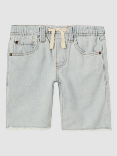 Kids Denim Pull-On Shorts with Washwell
