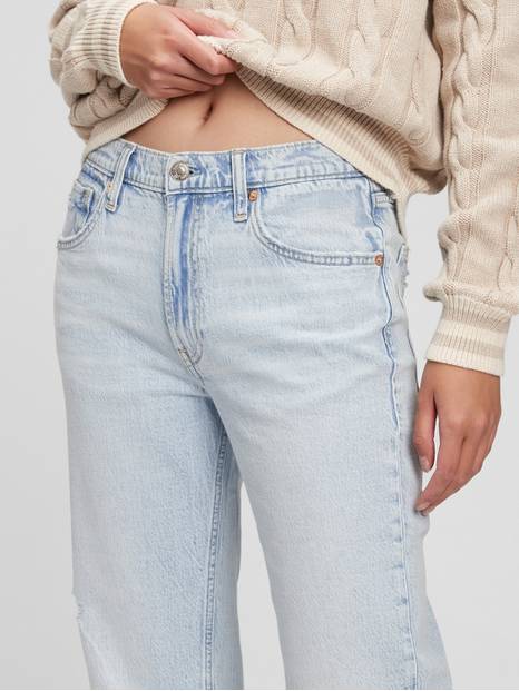 Mid Rise '90s Loose Jeans in Organic Cotton with Washwell