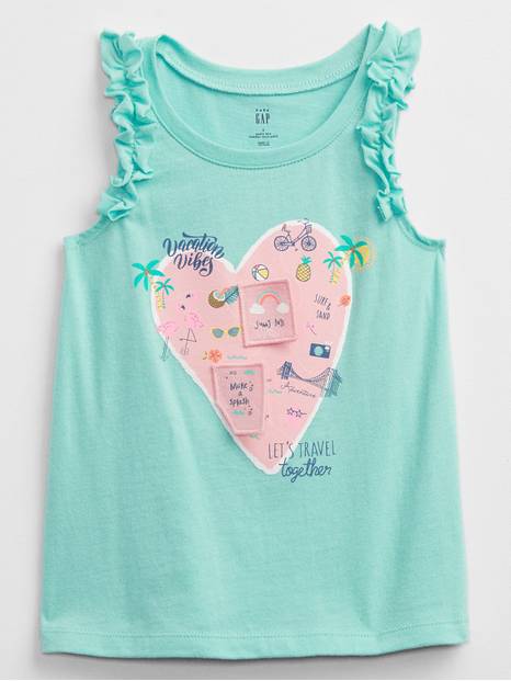 Toddler Interactive Graphic Tank Top