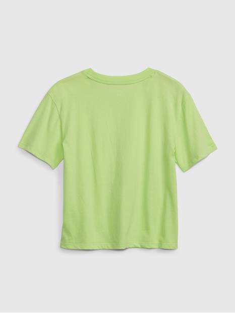 Kids 100% Organic Cotton Gap Logo Flippy Sequin T-Shirt