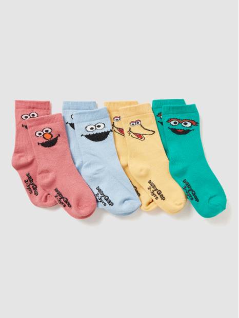 babyGap &#124 Sesame Street Crew Socks (4-Pack)