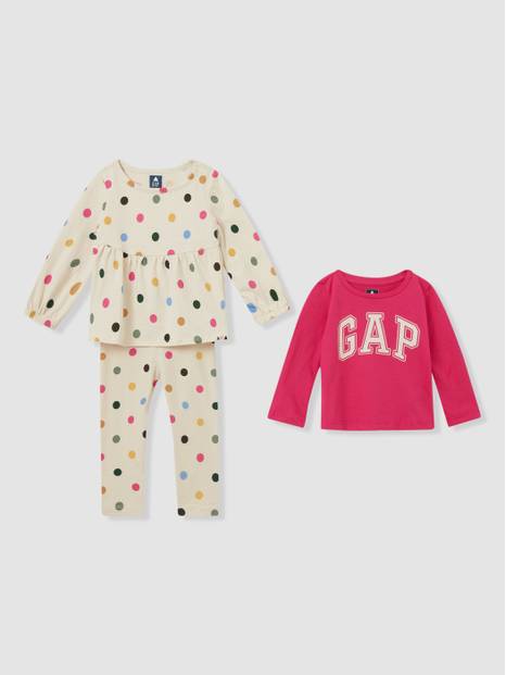 Toddler Organic Cotton 3-Piece Outfit Set