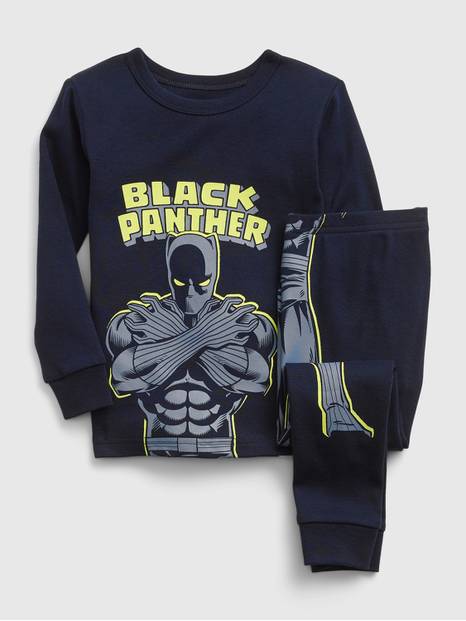 babyGap &#124 Marvel Black Panther 100% Organic Cotton PJ Set