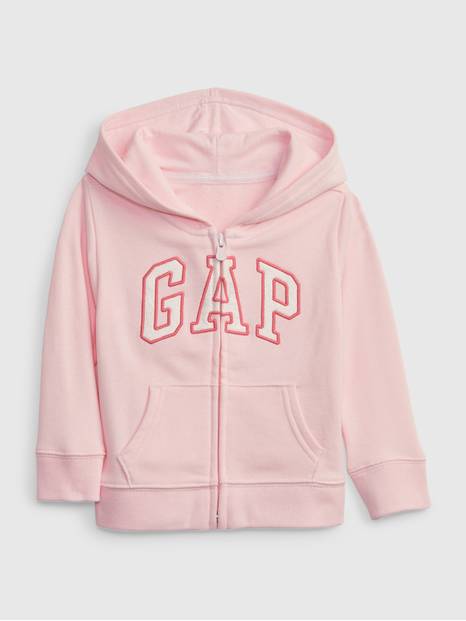 Toddler Girl Gap Logo Full Zip Hoodie