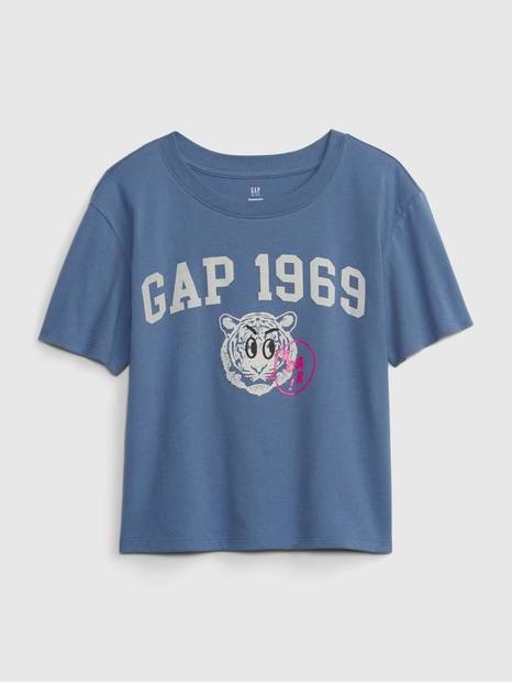 Kids 100% Organic Cotton Boxy Graphic T-Shirt