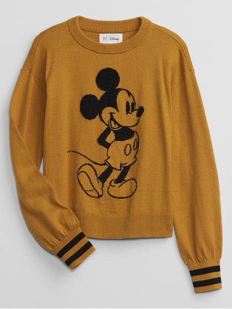 GapKids &#124 Disney Mickey Mouse Intarsia Sweater