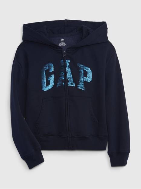 Kids Gap Logo Flippy Sequin Hoodie