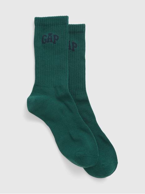 Gap Logo Quarter Crew Athletic Socks