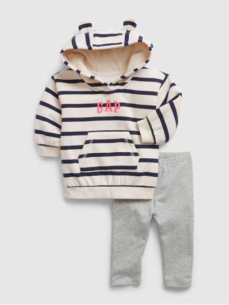 Baby Oversized Hoodie Outfit Set