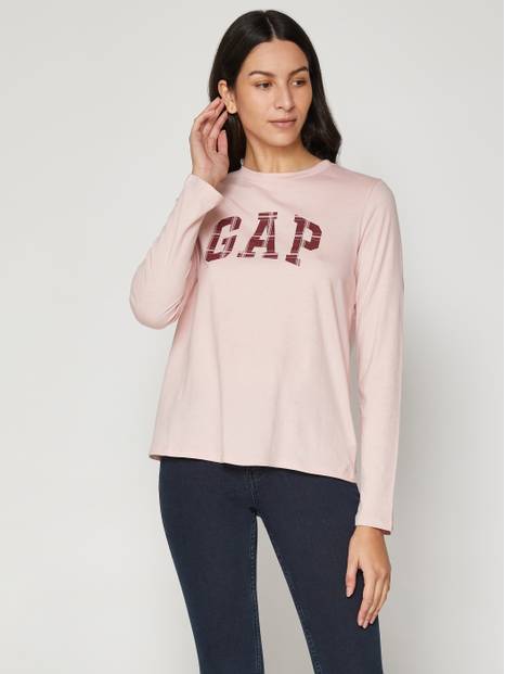 Gap Logo Long Sleeved T-Shirt