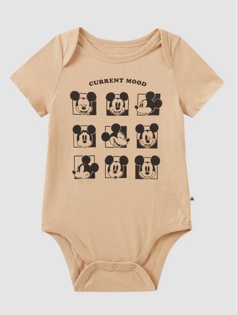 Baby Disney 100% Organic Cotton Mix and Match Mickey Mouse Bodysuit