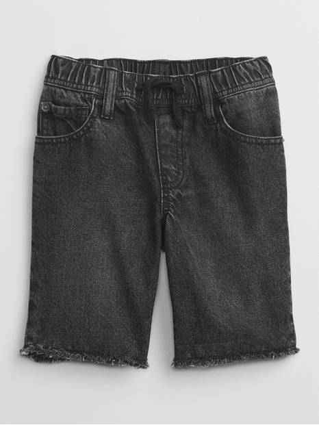 Kids Slim Denim Pull-On Shorts with Washwell