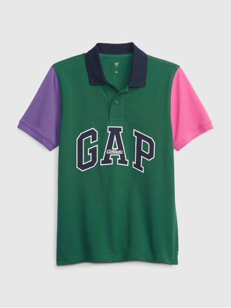 Kids Gap Logo Pique Polo Shirt