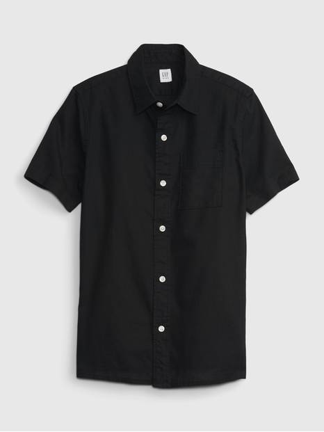 Kids Linen-Cotton Oxford Shirt