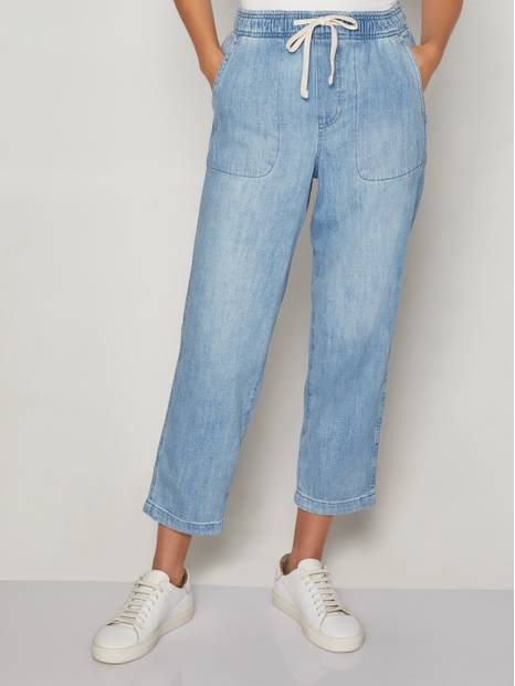 Mid Rise Easy Jeans with Washwell
