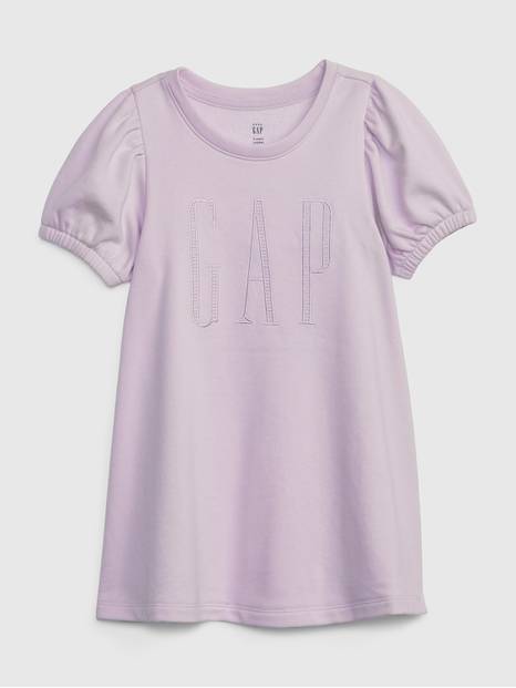 Toddler Puff Sleeve Gap Logo Dress