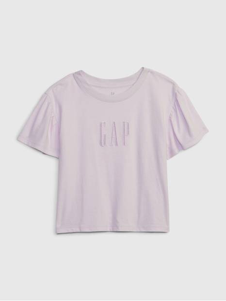 Kids Gap Logo Flutter Sleeve T-Shirt
