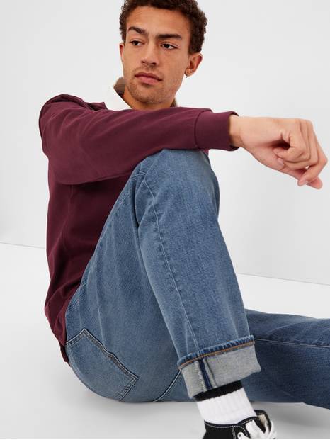 Soft Flex Straight Jeans with Washwell