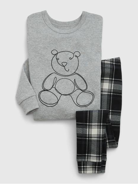 babyGap 100% Organic Cotton Brannan Bear PJ Set